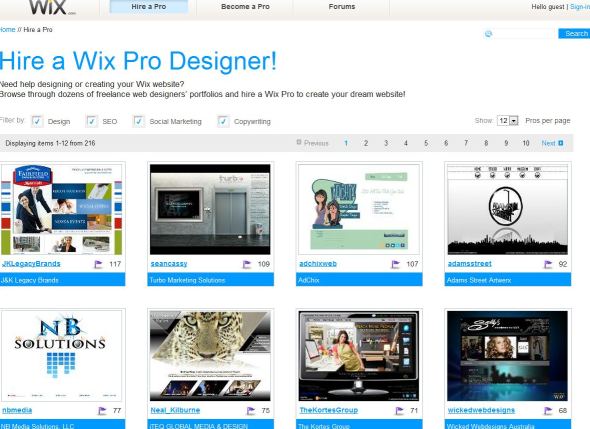 remodeled wix arena unveiled freelance web designers directorywix online free website creation